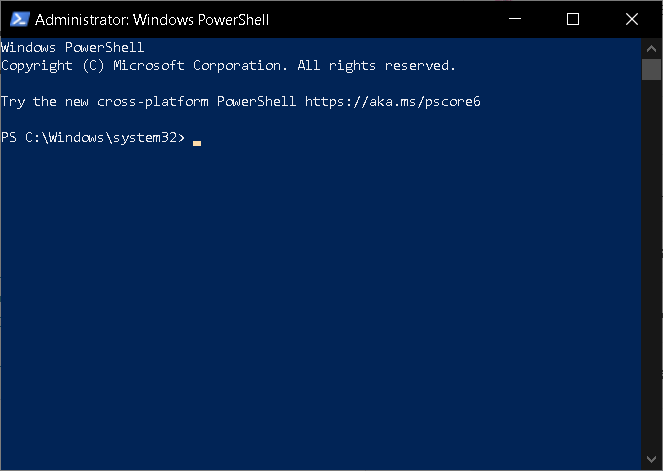 Windows PowerShell